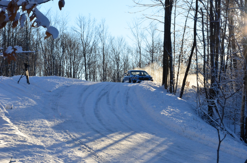 Illustration for article titled Watch The 2015 Subaru WRX STI Rally Car Catch Air Sideways